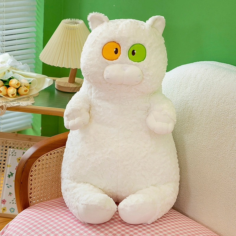 Weighted Plush Big Eye Cat Toy Soft Comfort Pillow - Image 6
