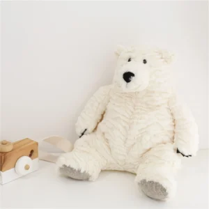 Weighted Plush Polar Bear Toy Soft Comfort Pillow