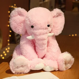 Weighted Sitting Elephant Plush Toy