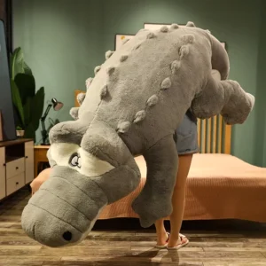 Weighted Plush Crocodile Toy Soft Comfort Pillow