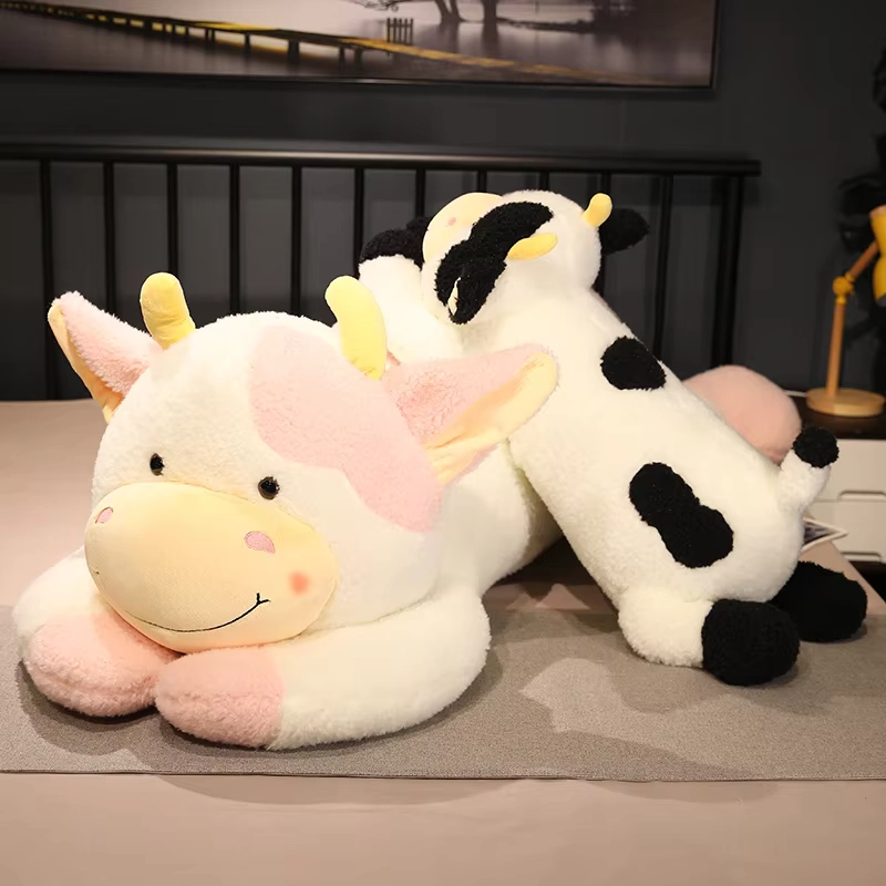 Weighted Cow Plush Pillow Toy - Image 2