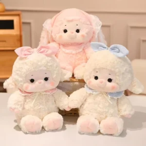 Weighted Plush Sheep Toy Soft Comfort Hug Pillow