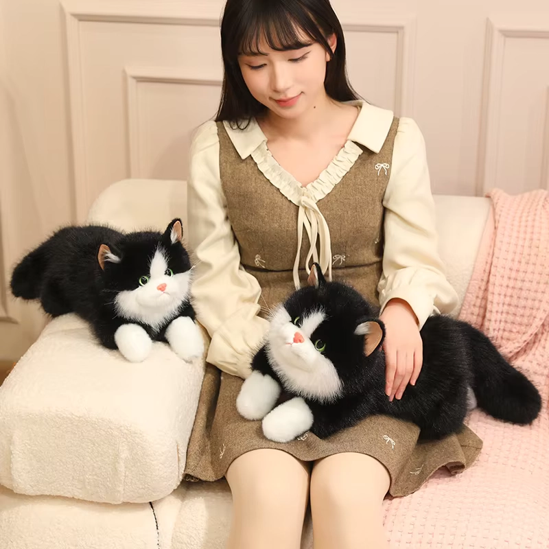 Weighted Plush Ragdoll Cat Toy Soft Comfort Pillow - Image 2