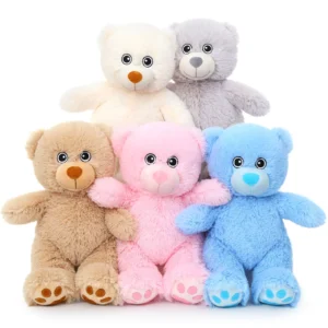 Weighted Small Teddy Bear Plush Set