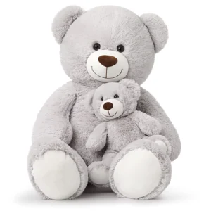Weighted Mommy and Baby Bear Plush Toy