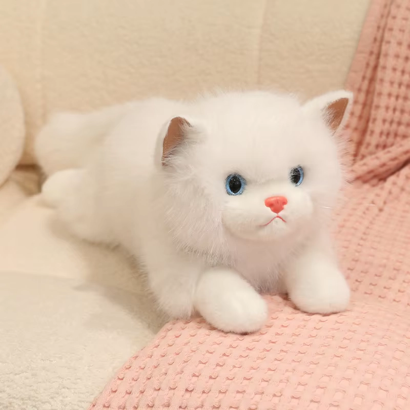 Weighted Plush Ragdoll Cat Toy Soft Comfort Pillow - Image 8