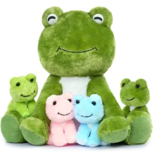 Weighted Frog Plush Toy Set