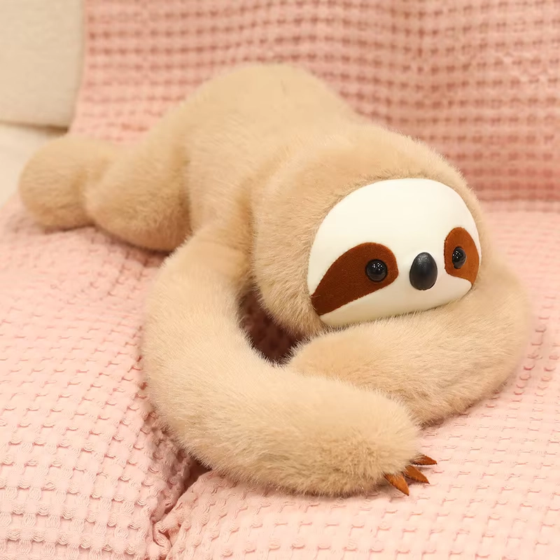 Weighted Long Arm Animal Plush Pillow - Image 8