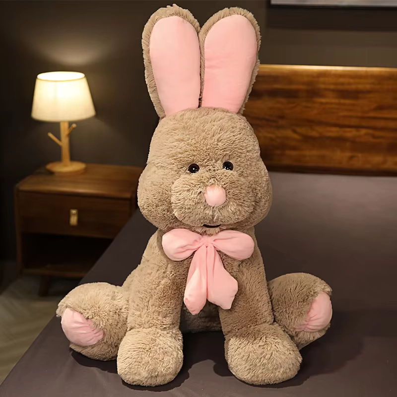 Weighted Plush Long Rabbit Toy Soft Comfort Body Pillow - Image 5