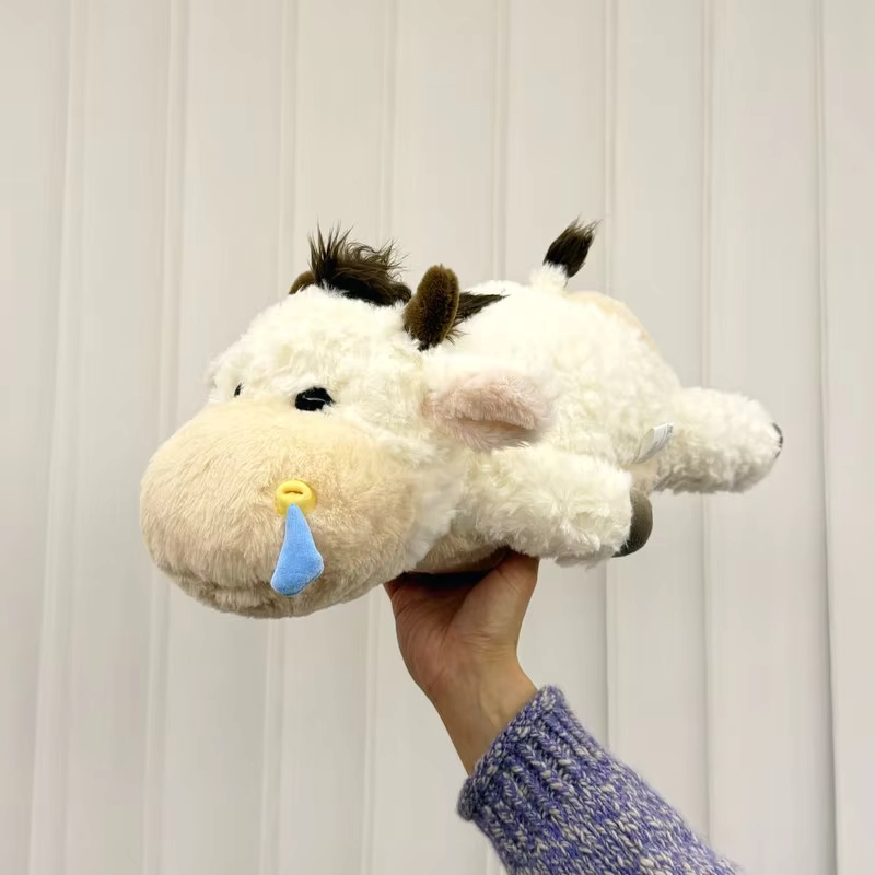 Weighted Cow Plush Pillow Toy - Image 6