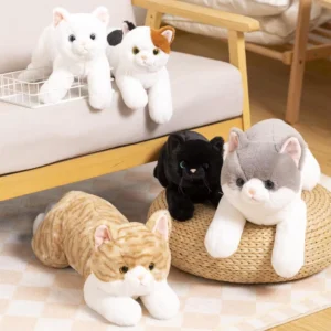 Weighted Cat Plush Pillow Toy 50cm
