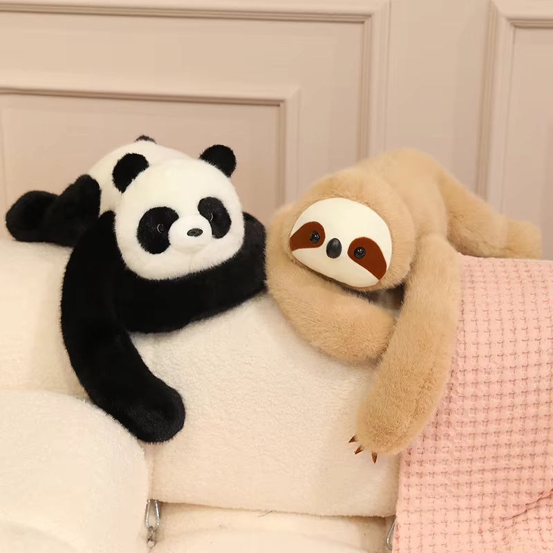 Weighted Long Arm Animal Plush Pillow - Image 6