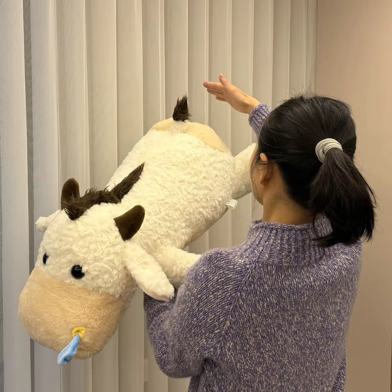 Weighted Cow Plush Pillow Toy - Image 5