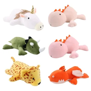 Weighted Plush Dinosaur Toy Soft Comfort Pillow