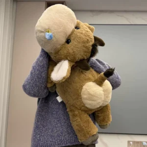 Weighted Cow Plush Pillow Toy