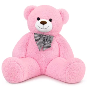 Giant Weighted Teddy Bear Plush Toy 110cm Pink