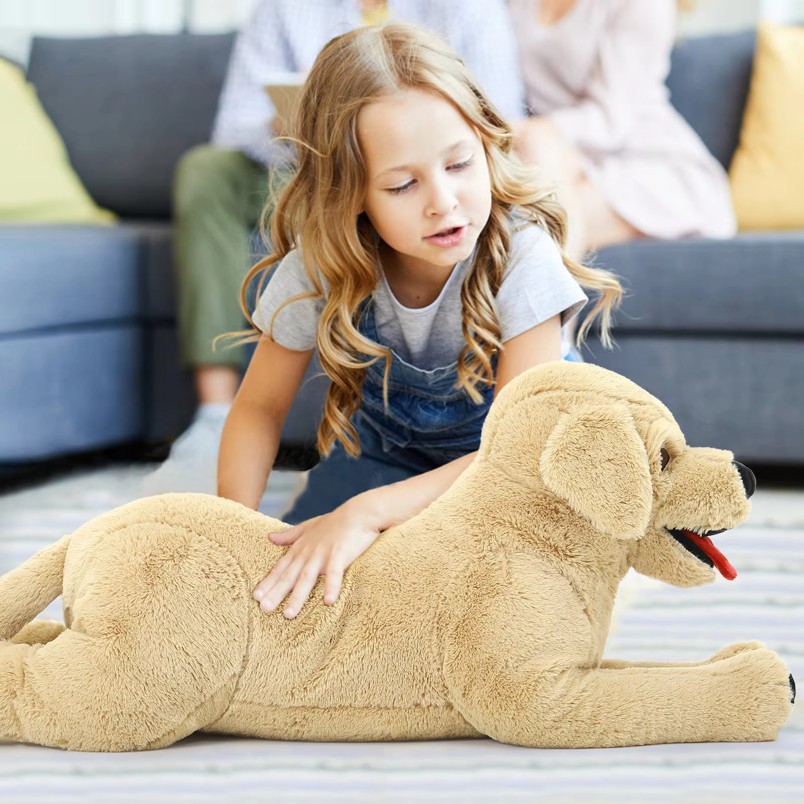 Weighted Golden Retriever Plush Toy - Image 3