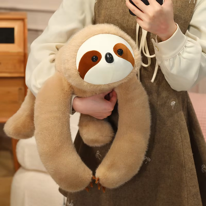 Weighted Long Arm Animal Plush Pillow - Image 3