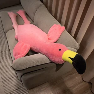 Weighted Flamingo Plush Body Pillow