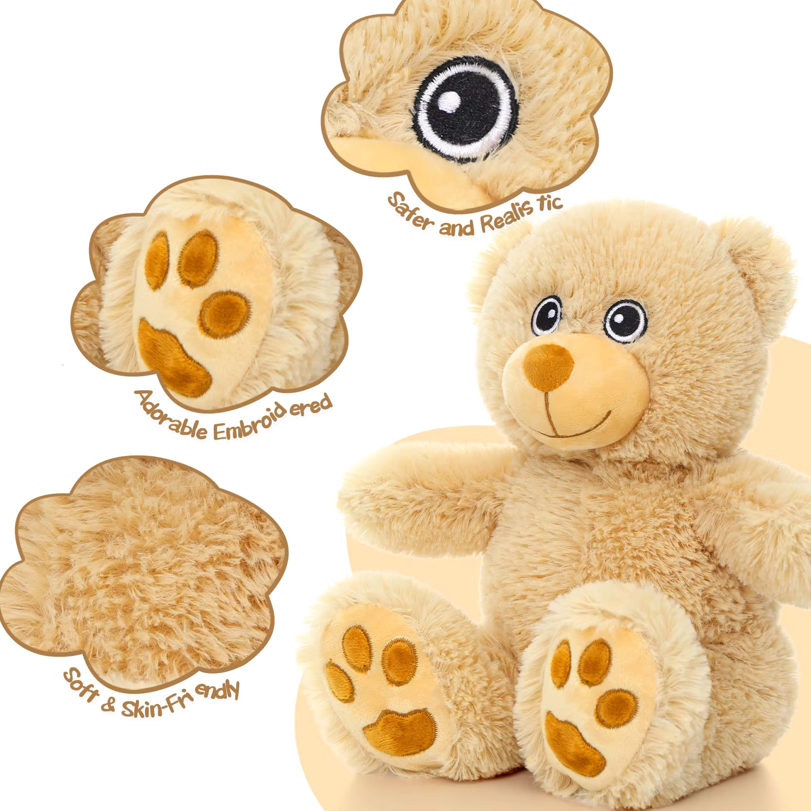 Weighted Small Teddy Bear Plush Set - Image 4