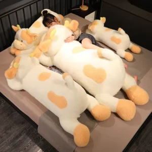 Weighted Cow Plush Pillow Toy