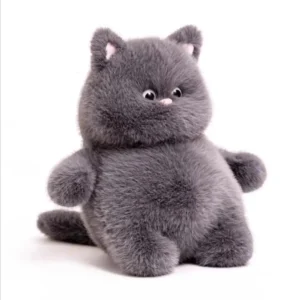 Weighted Plush Cat Toy Soft Comfort Pillow Doll