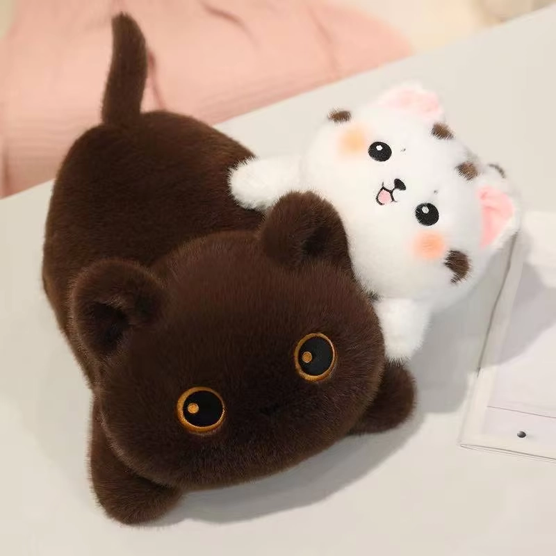 Weighted Plush Kitten Toy Soft Comfort Pillow Doll - Image 4