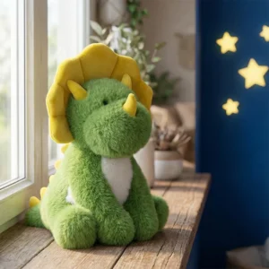 Weighted Triceratops Plush Toy