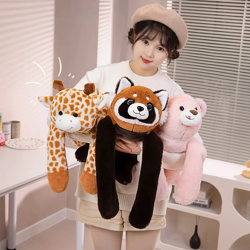 Weighted Plush Long Arm Animal Toy Soft Comfort Pillow - Image 3