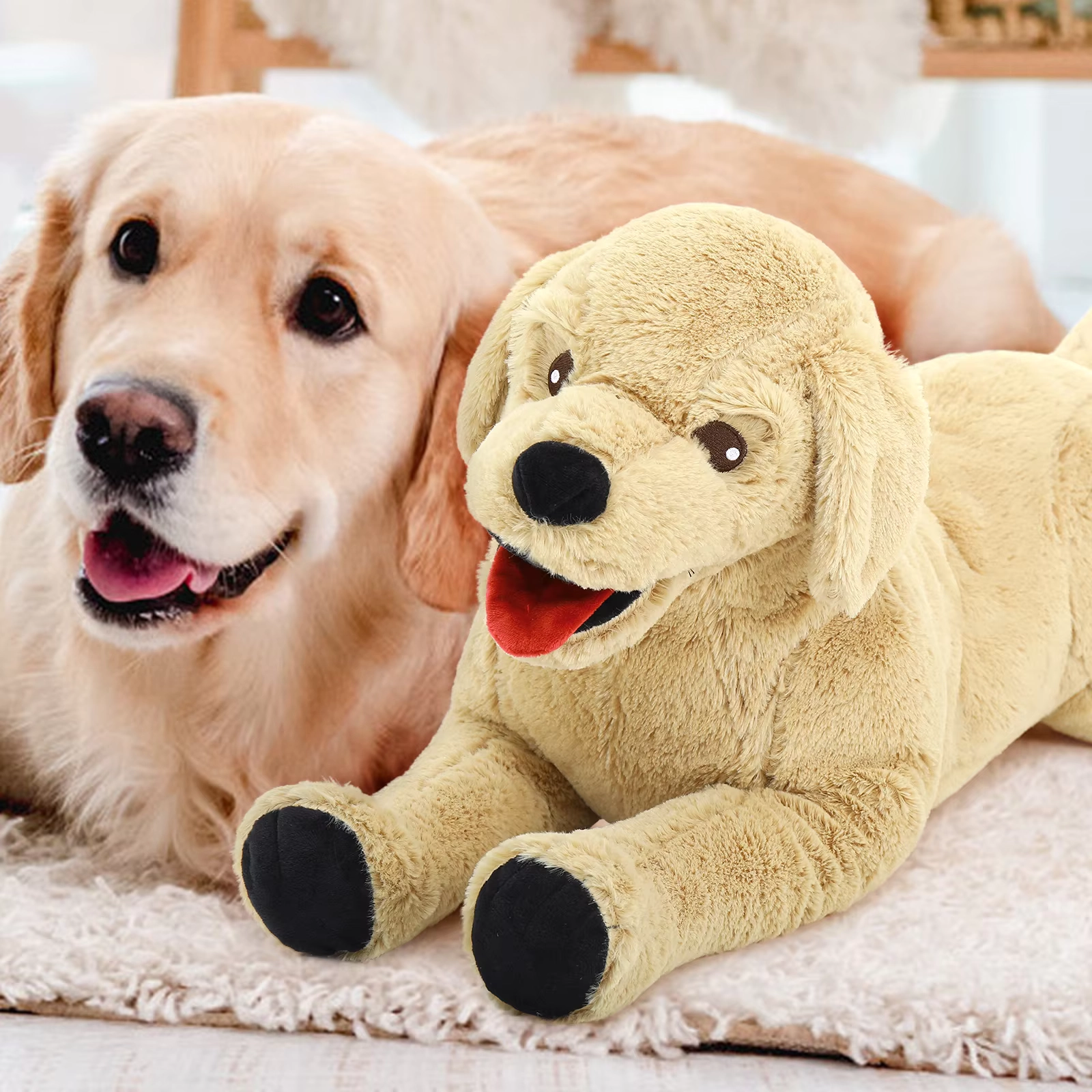 Weighted Golden Retriever Plush Toy - Image 4