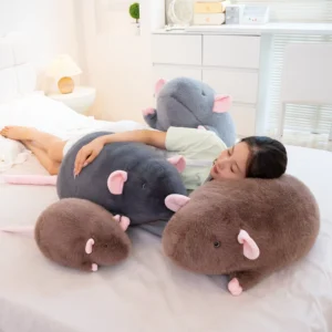 Weighted Mouse Plush Pillow Toy
