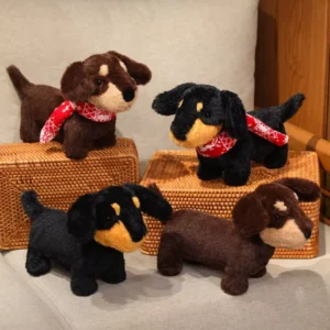 Weighted Sausage Dog Plush Toy