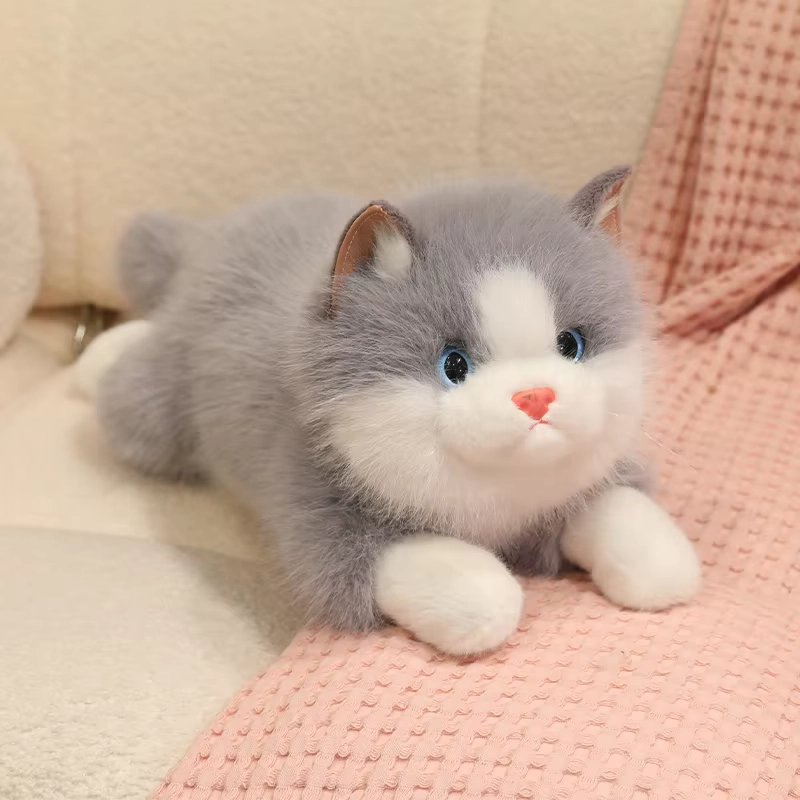 Weighted Plush Ragdoll Cat Toy Soft Comfort Pillow - Image 6