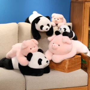 Weighted Pig Panda Plush Pillow